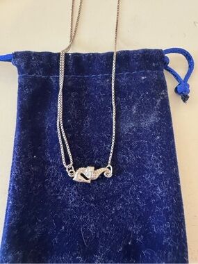 Alex and Ani Seahorse Pullchain Necklace 925